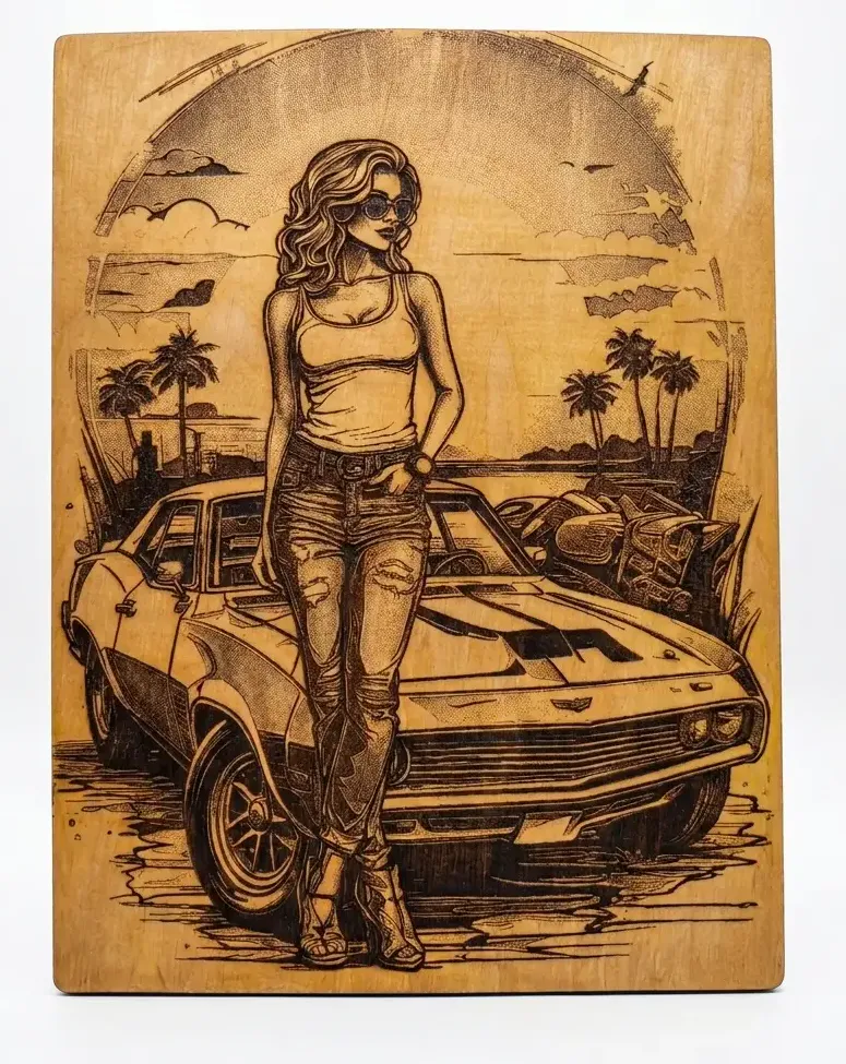 Гравировка на фанере